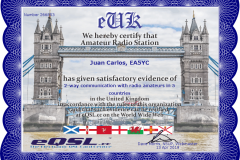 Diploma EA5YC eqsl