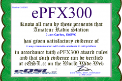 Diploma EA5YC eqsl