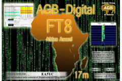 FT8 AFRICA 17M
