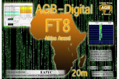 FT8 AFRICA 20M
